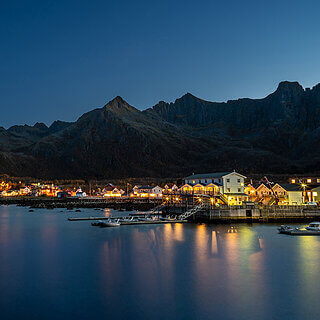Senja - Mefjordvaer - Blue hour